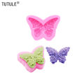 3D flower butterfly scented candle silicone mold drop glue decorative epoxy resin mold DIY butterfly chocolate silicon cake mold.