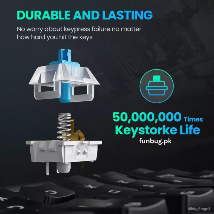 %E3%80%9060%25%20Mechanical%20Blue/Red%20Switches%20Gaming%20Keyboard%E3%80%91%20Compact%20Wired%20Gaming%20Keyboard%20with%20RGB%20Backlight%20~%20Type%20C%20Interface,%2010%20Rainbow%20Lighting%20Modes,%20Anti-Ghosting,%20USB%20Key%20Board%20for%20PC%20Gaming,%20Typing,%20Mobile%20Pubg,%20Laptop,%20Free%20Fire%20~%20Jedel%20KL69%20By%20FunBug%20-%20Image%207