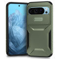 Heavy Duty Rugged Shockproof Slide Camera Lens Protect Case for Google Pixel 10 9 8 7 A Pro XL Matte Anti-slip Armor Hard Cover.