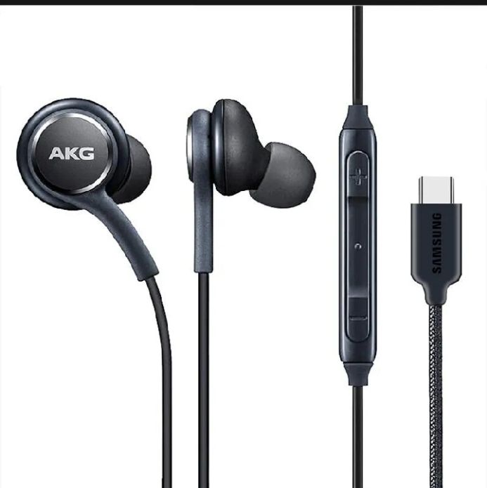 AKG Samsung Handsfree - USB C Type Jack - High Quality Deep Bass / Sound - Samsung Earphones - Headphones - Handfree