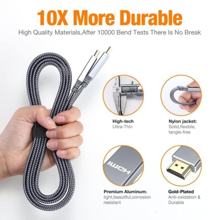 8K%20HDMI%20Flat%20Cable%2048Gbps%20High%20Speed%208K60%204K120%20144Hz%20Braided%20HDMI%202.1%20Cord%203D%20EARC%20HDCP%202.2&2.3%20Compatible%20with%20Roku%20TV/PS5%20-%20Image%206