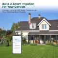 Zigbee/BT Automatic Water Timer Dual Hose Garden Irrigation Watering System Faucet Sprinkler Programmer support Alexa IPX5. 