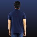 Men's Summer 100 Cotton Eagle Pattern Print Loose Large Casual Polo Collar Short Sleeve POLO Shirt Top. 