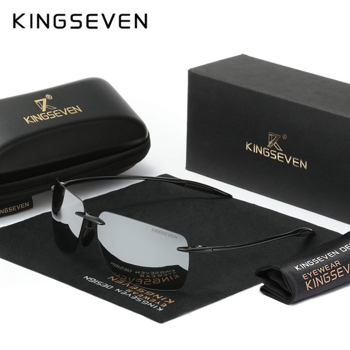KINGSEVEN%20Brand%20New%20Rimless%20Sunglasses%20Polarized%20UV400%20Men%20Driving%20Ultralight%20Rectangle%20Frameless%20Glasses%20Women%20Fishing%20Eyewear%20-%20Image%204