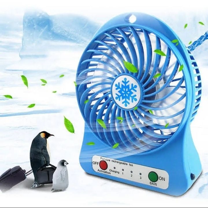 Handheld Rechargeable Mini Fan With USB Charger