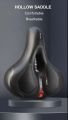 Active Zone Ventilation Cutout Bike / Bicycle / Cycle Seat / Saddle with Back Reflector Light. 