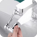 1080° Rotation Kitchen Tap Universal Washbasin Faucet Extender Aerator Bubbler Nozzle Bathroom 2 Spray Modes Tap Extend Adapter.