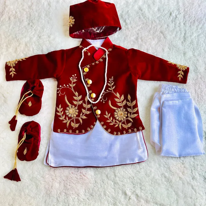 Free%20Moti%20Mall%20/%20Baby%20Boy%20Rice%20Feeding%20Pasni%20Dress%20-%20Image%202