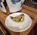 Ceramic tray Ceramic Ring Earring Dish Holder Tray Trinket, Decoration Ring Organizer Display Stand. 