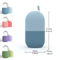 Ice Roller for Face & Eyes Silicone – Skin Tightening, Puffiness Removal, Dark Circles, Facial Ice Roller Massager for Glow Skin. 
