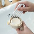 Multifunctional Flexible Gap Brush Cup Cover Groove Nipple Bottle Gap Brush Household Soft Bristles Cleaning Brush Kitchen Tool.