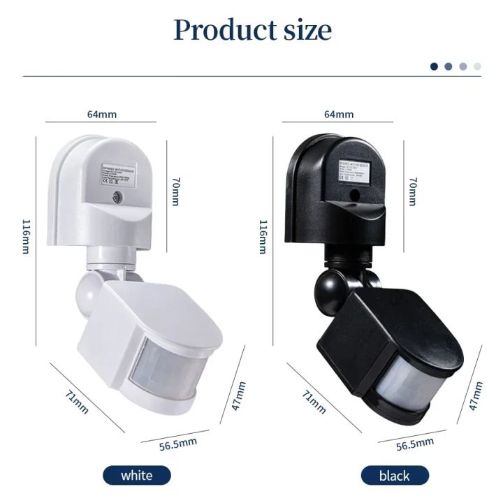 Human%20Movement%20Detector%20Infrared%20Pir%20Motion%20Sensor%20220V%20110V%2012V%20for%20Security%20Floodlights%20Adjustable%20Time%20LUX%20Sensitiity%20-%20Image%205
