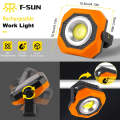 Portable Rechargeable Charging 360° Pivoting Adjustment Magnetic COB LED Solar Light K601. 