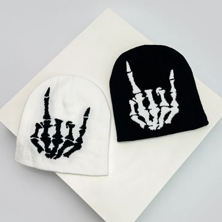 Hip%20Hop%20Letter%20Funny%20Wool%20Knitted%20Hats%20Warm%20American%20Style%20Autumn%20and%20Winter%20New%20Beanies%20Versatile%20Street%20Fashion%20Personal%20Niche%20-%20Image%205