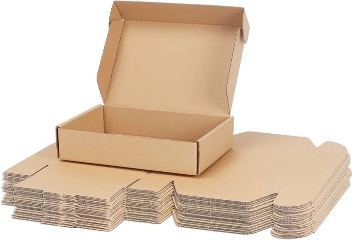 9x6x2 inch Shipping Boxes Brown, Tab Lock Tuck Top Mailer Boxes for Packaging Small Business, Small Cardboard Gift Boxes for Wrapping Mailing Present