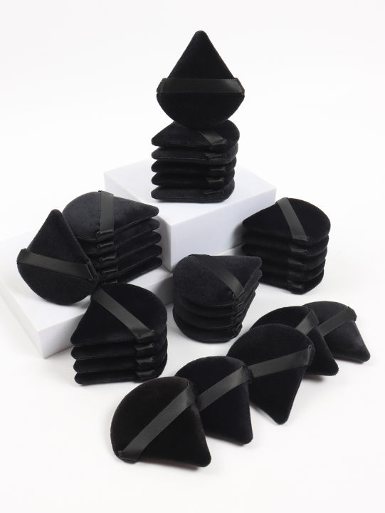 Black%20Triangle%20Powder%20Puff%20Facial%20Makeup%20Sponge%20Soft%20Velvet%20Cosmetics%20Puff%20Mixer%20Beauty%20Foundation%20Make-Up%20Sponge%20Makeup%20Access%20-%20Image%205