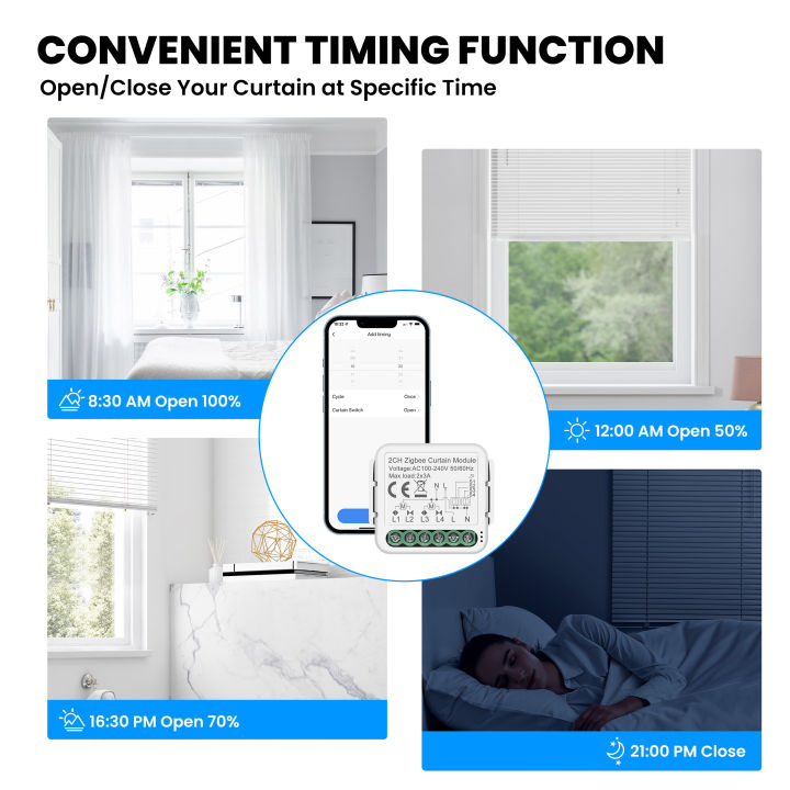 GIRIER%20Tuya%20ZigBee/WiFi%20RF433%20Smart%20Curtain%20Blind%20Switch%20Module%20for%20Roller%20Shutter%20Electric%20Motor%20Works%20with%20Alexa%20%20Home%20-%20Image%204