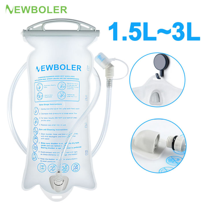 Water Bladder Water Reservoir Hydration Pack Storage Bag BPA Free 1.5L 2L 3L Running Hydration Vest Backpack