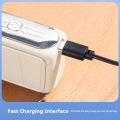 SEAMETAL Portable Handheld Fan 5-Speed Turbo Cooling Fan Tiny Size USB Rechargeable Personal Fan for Travel & Outdoor. 