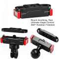 Magnetic Quick-Release Base for 13 12 11 10 9 8 7 Mini Max Action Camera Stand Mount 1/4" ARRI Tripod Adapter Bracket.