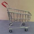 Mini Shopping trolley Mini Shopping Cart Mini Supermarket  Storage toy Decor. 