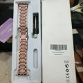 (B). Lelong Apple Watch Bling Band Rose Gold. 