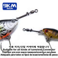Fishing Swivels Snap 25~100Pcs Stainless Steel Snap Fishing Rolling Swivels Saltwater Fishing Coastlock Snap Connector Tackles. 
