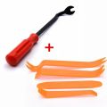 Universal Plastic Trim Removal Tool Kit – 5 Piece Non-Scratch Pry Tools for Car Interior Panel, Door Clips & Dash Disassembly. 