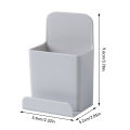 Wall Mounted Organizer Storage Box Remote Control Air Conditioner Storage Case Mobile Phone Plug Holder Stand Container Rack New.