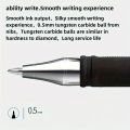 5/10/20pcs Quick-Drying Gel Pens, 0.5mm Fine Tip, Black Ink - Ideal Choice for Office and School clea For school office use only.