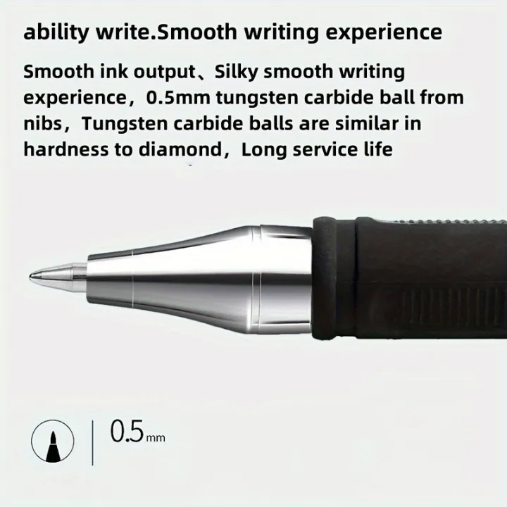 5/10/20pcs%20Quick-Drying%20Gel%20Pens,%200.5mm%20Fine%20Tip,%20Black%20Ink%20-%20Ideal%20Choice%20for%20Office%20and%20School%20clea%20For%20school%20office%20use%20only%20-%20Image%205