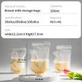 30/60/100 Pack 250ml BPA Free Milk Storage Bags Safe Breast Milk and Baby Food Freezer Bags for Easy Feeding.