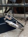 Silver Sword Bracelet , Handmade Bracelet , Mens Zulfiqar Bracelet , Adjustable Sword Bracelet , Warrior Bracelet , 925k Silver Bracelet. 