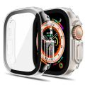 360 Designed for Apple Watch Case with Tempered Glass Screen Protector for Apple Watch Ultra 49mm Case. 