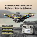 {REMOTE DISPLAY] Drone 4k Profesional HD Camera Obstacle Avoidance Aerial Photography Brushless Motor Foldable Quadcopter(Three 6K Camera) DG. 