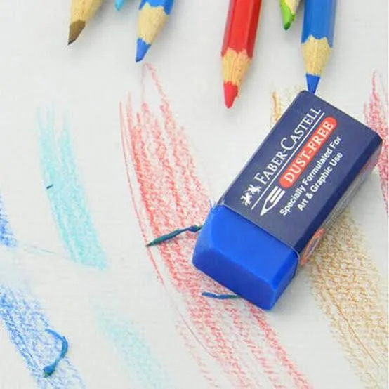 Faber%20Castell%20dust-free%20eraser%20Blue%20(erasable),%20black%20and%20White%20Pencil%20Eraser%202%20b%20clean%20pencil%20eraser%20(1%20pc)%20-%20Image%202