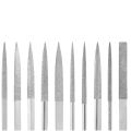 10pcs Diamond Needle File Set For Jewelry Needle Metal Wood Ceramic Glass Stone DIY Hand Carving 140mm Diamond Polishing File. 