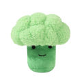 Plush Broccoli Dog Toy, Squeaky Chew Toy for Large Dogs & Corgis, Boredom Relief Companion Toy, Pet Molar Teething Supplies. 