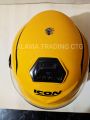 BABY BIKE ICON HELMET FOR (3 TO 12 YEARS) BOYS & GIRLS - YELLOW. 