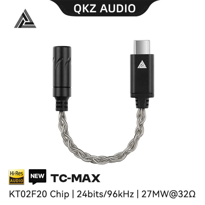 QKZ%20TC-MAX%20Pro%20HiFi%20DAC%20USB%20Type%20C%20To%203.5mm%20Headphone%20Amplifier%20Audio%20Decoder%20IEM%20AMP%20Mobile%20Phone%20Adapter%20CX31993%2032bits/384kHz%20-%20Image%207