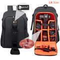 Big Capacity Photography Camera Waterproof Shoulders Backpack Video Tripod DSLR Bag w/ Rain Cover for Canon Nikon Sony Pentax. 