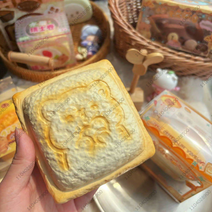 Capybara Bakery Slow Rising Squishy Capybara Toy Bread Pastry Cake Squeeze Stress Relief Soft Rebound Hand Relaxing 