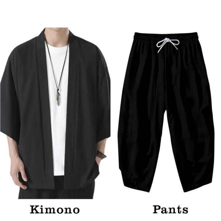 Graffiti Cartoon Print Open Front Kimono Cardigan Colorful Abstract Art Casual Loose Three Quarter Sleeve Hip Hop Streetwear