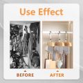 8 Hook Wooden Hanger for Clothes Hanging Rack Multi Hook Wardrobe Accessories Lingerie Belts Scarfs Tops Bras For Women. 