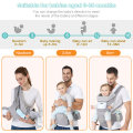 Ergonomic Baby Carrier Backpack Infant Baby Hipseat Carrier Front Facing Ergonomic Kangaroo Baby Wrap Sling Travel Backpack.
