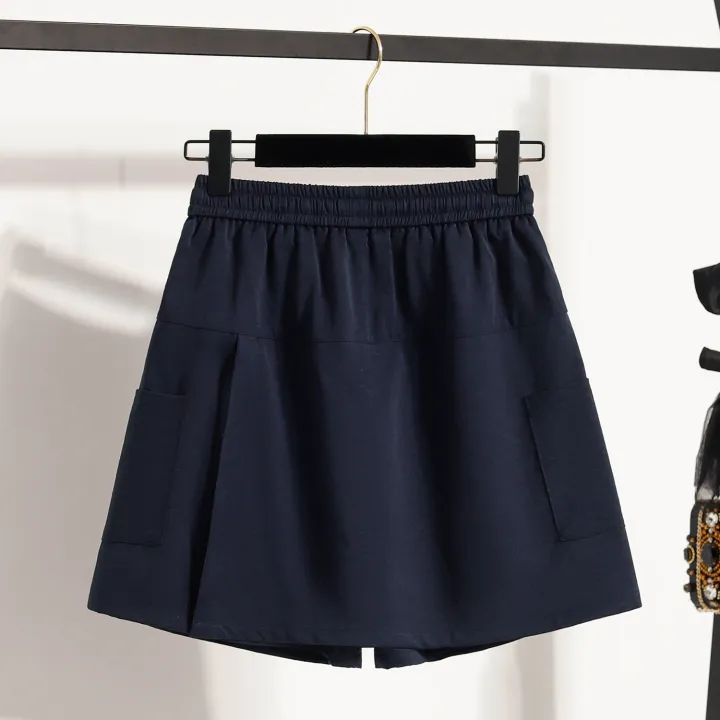 Summer%20Versatile%20High-Waisted%20Casual%20Shorts%20Skirt%20Women's%20Plus%20Size%20Shorts%20Korean-style%20Fashion%20Wide-Leg%20Oversized%C2%A0Half%20Pants%20-%20Image%207