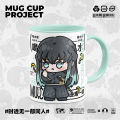 Demon Slayer Blade Agatsuma Zenitsu Tokitou Muichirou Kanroji Mitsuri Cute Anime Peripheral Ceramic Water Cup Student  Mug. 