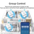 Tuya ZigBee 3.0 EU Smart WiFi Plug Socket 16A/20A Power Monitor Timer Function Remote APP Voice Control  Home Alexa Yandex. 