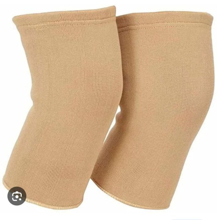 02 Pcs Sports Knee Cap Injury Support Elastic Brace