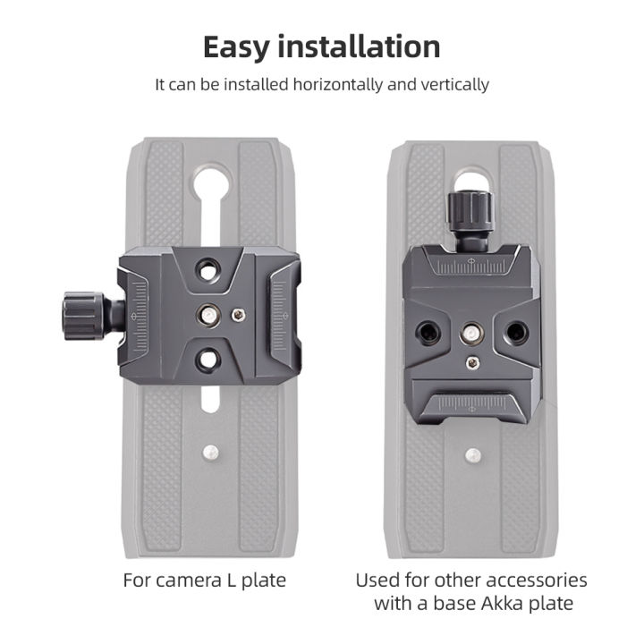 Aluminum%20Alloy%20Quick%20Release%20QR%20Plate%20Clamp%20with%20Arca%20QR%20Plate%20Slot%203/8-inch%20&%201/4-inch%20Screw%20Hole%20for%20%20RS2/RSC2/RS3%20QR%20Plate%20-%20Image%205